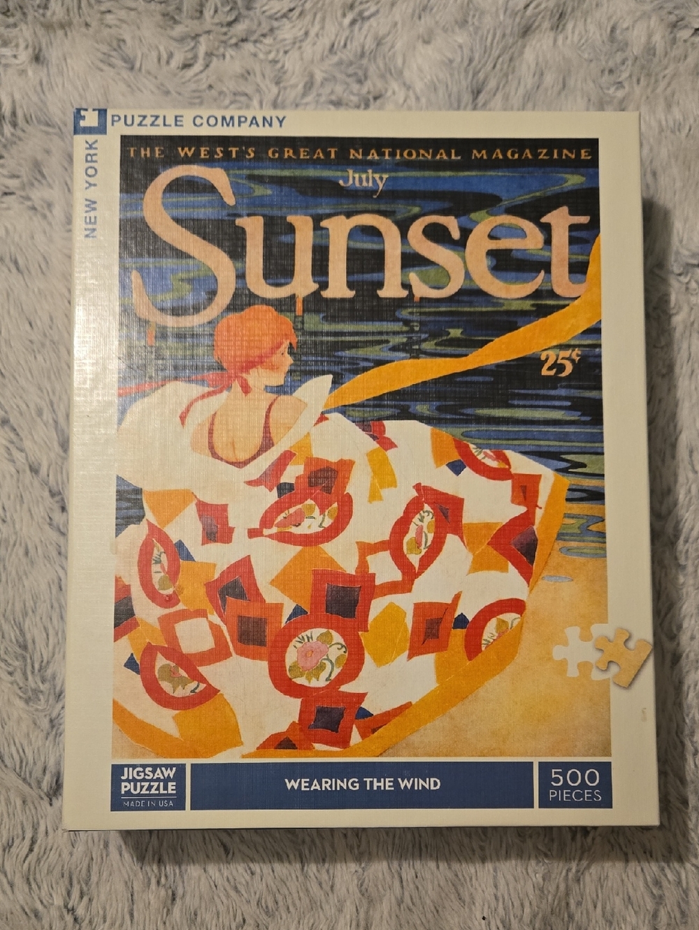 New York Puzzle Company - Sunset Wearing the Wind 500 Piece Puzzle